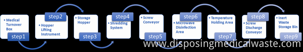 Microwave disinfection process